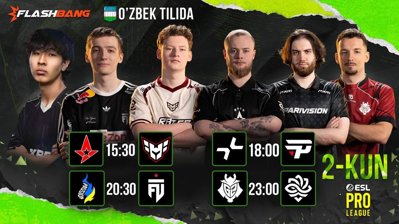 [UZ] 2-KUN | Astralis vs Heroic, Parivision vs Pain, Passion UA vs FUT, G2 vs Legacy