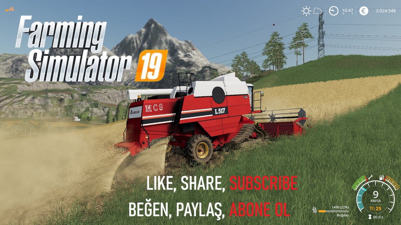 Farming Simulator 2019 FIAT AGRI L SERIES v1.0 Harvester - Bi&ccedil;erd&ouml;ver Mod FS19