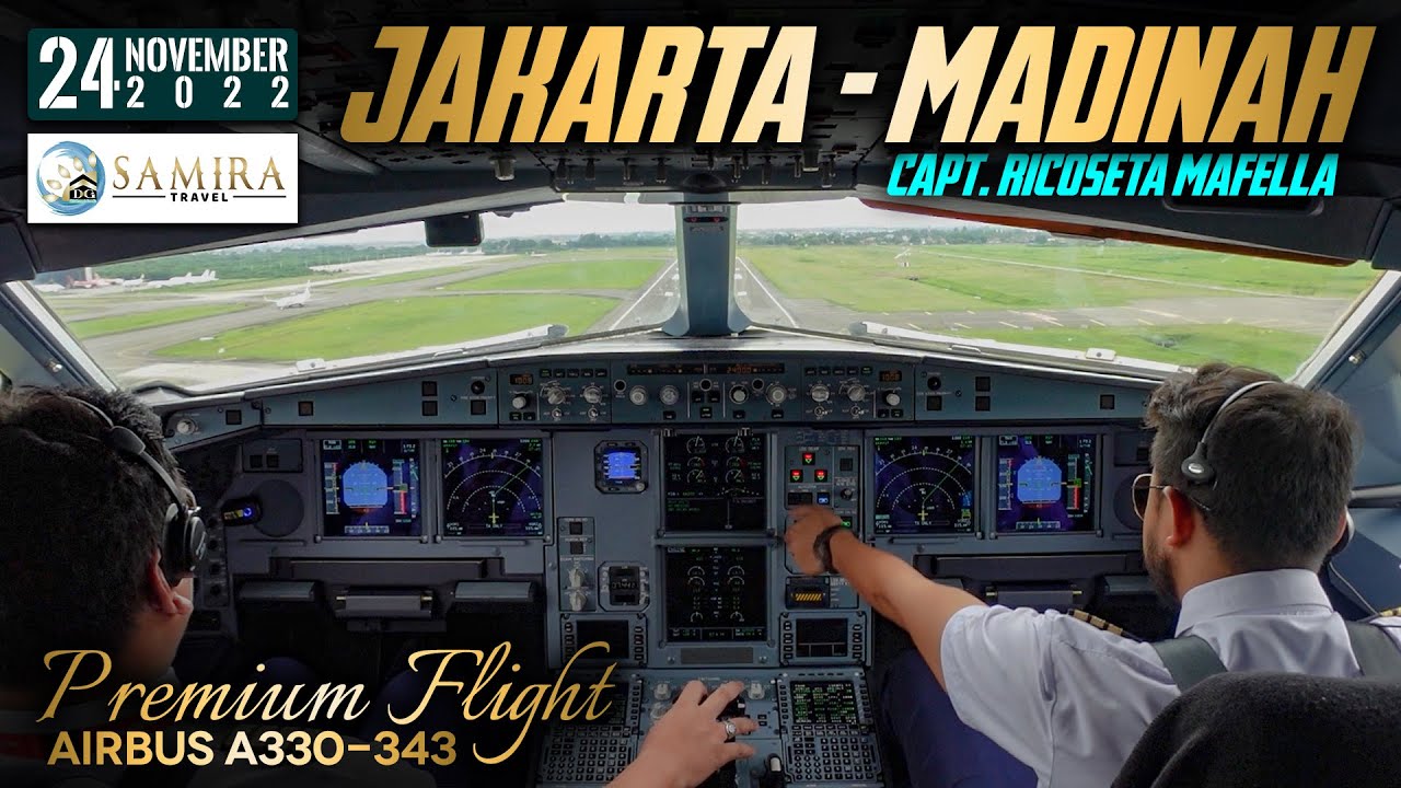 Penerbangan Umroh Jakarta Arab Saudi Lion Air A330 Premium