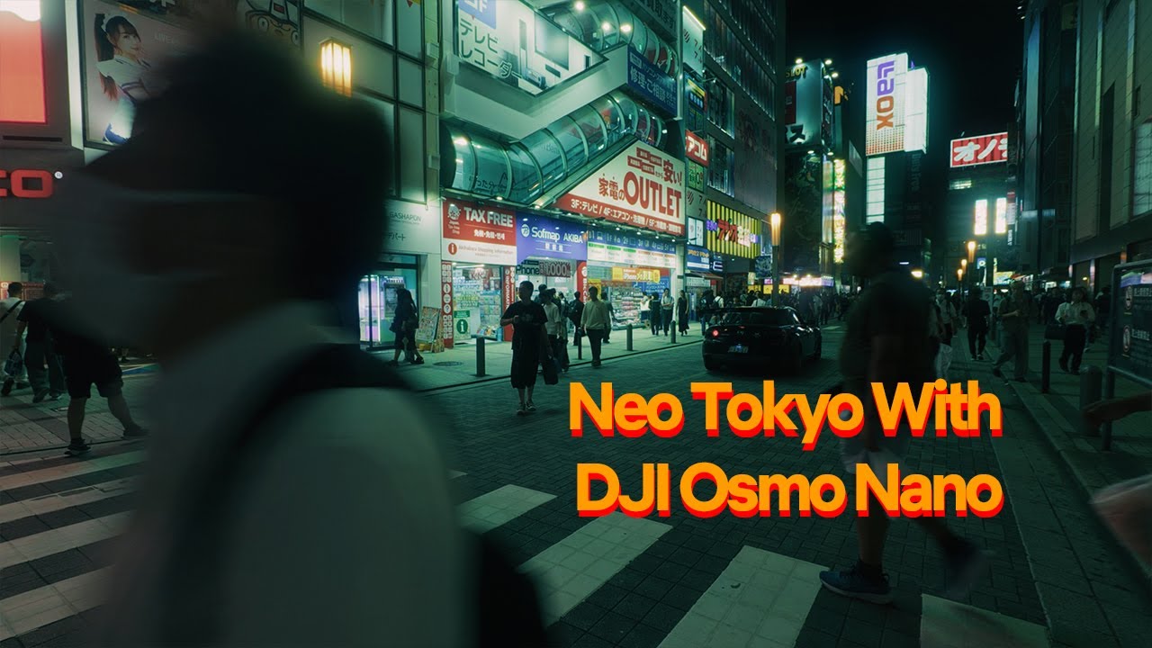 A Melancholic Tokyo Vlog Before the Storm - Day into Night with DJI Osmo Nano