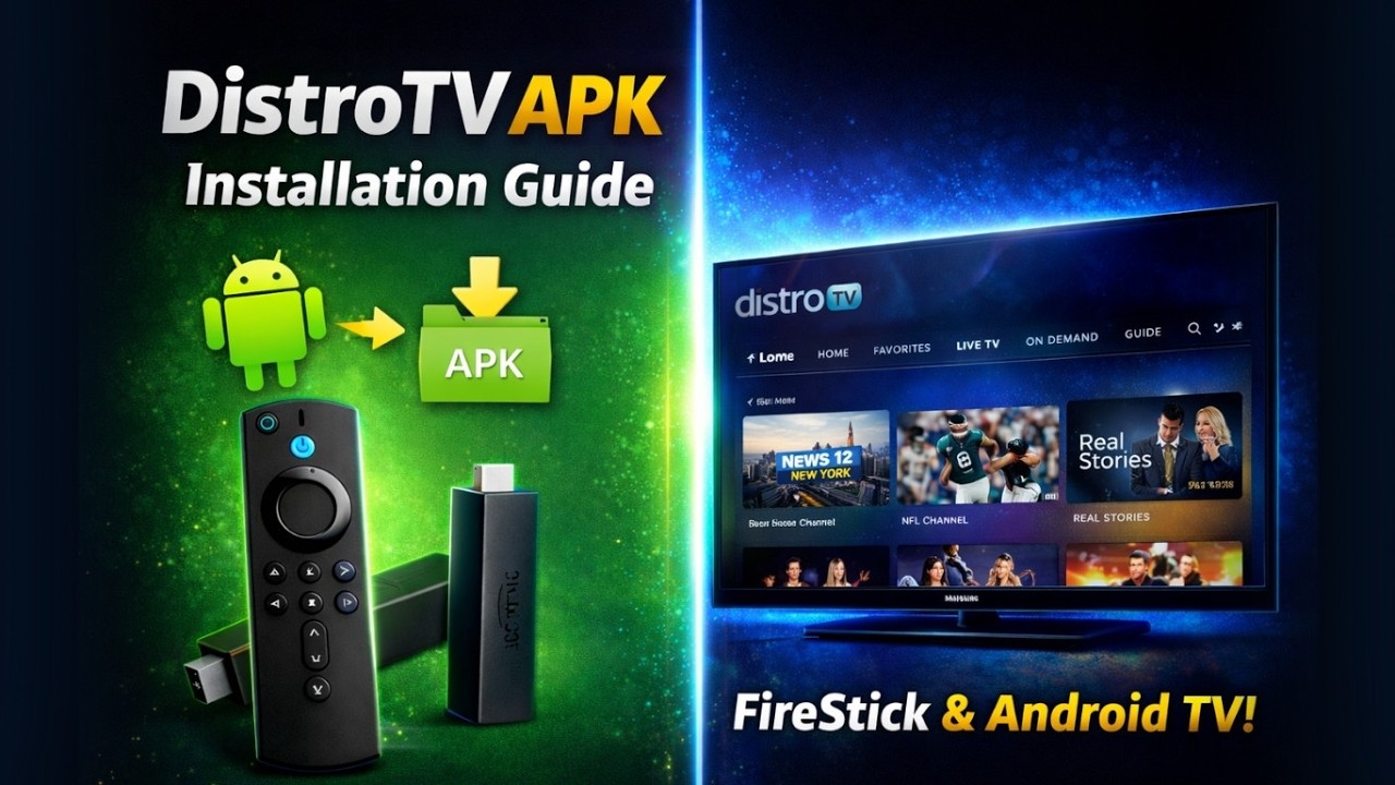 DistroTV APK Installation Guide for FireStick & Android TV!