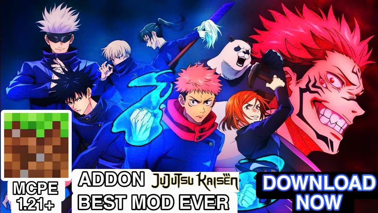 JuJutsu Kaisen [MOD/ADDON] for MCPE 1.21.100+