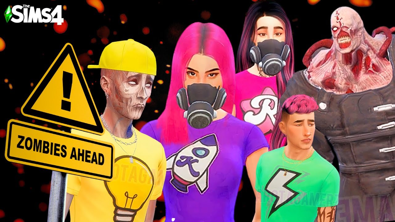 The Sims 4: KATLEN defende EMILLY VICK depois que o LEOZIN virou ZUMBI - Episódio 16