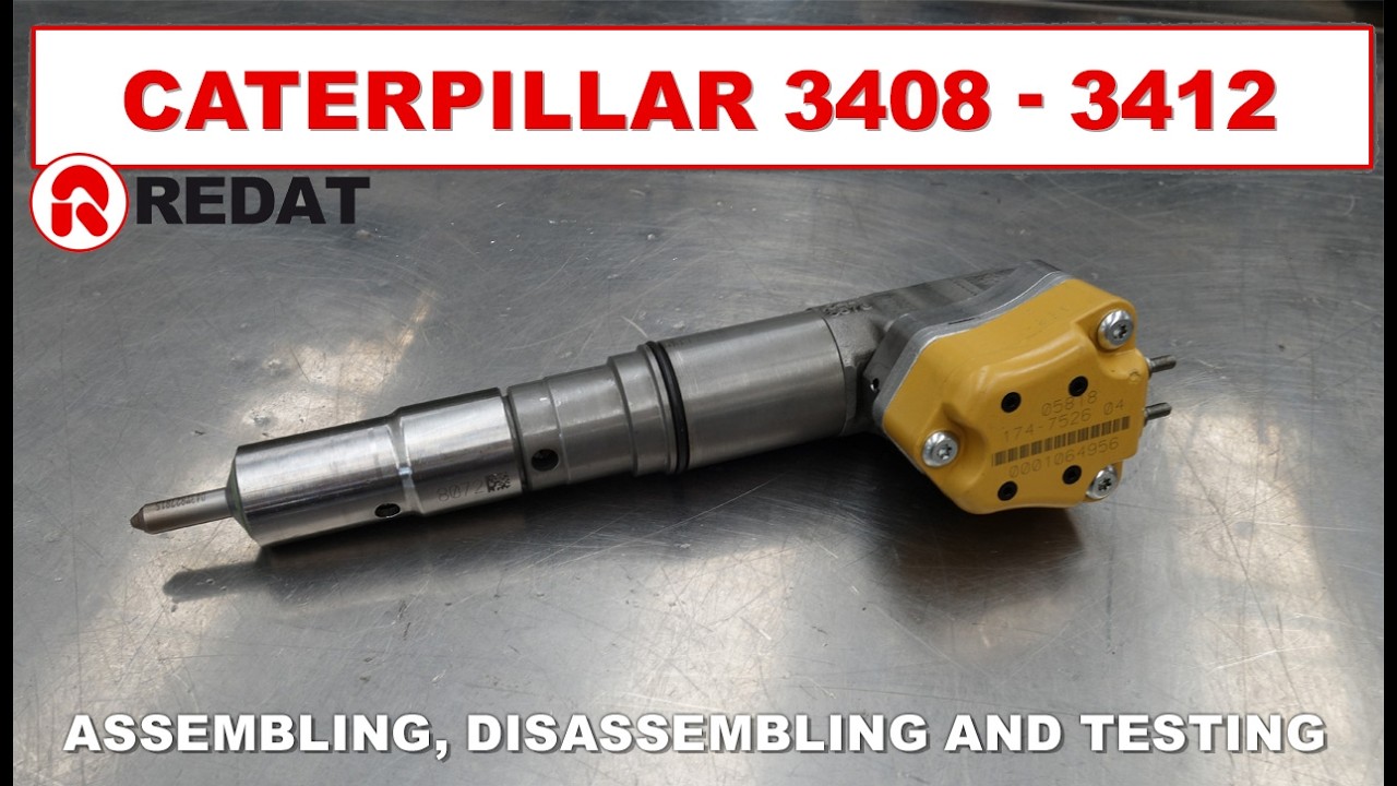 Caterpillar 3408/3412 Injectors - Assembling, disassembling and testing