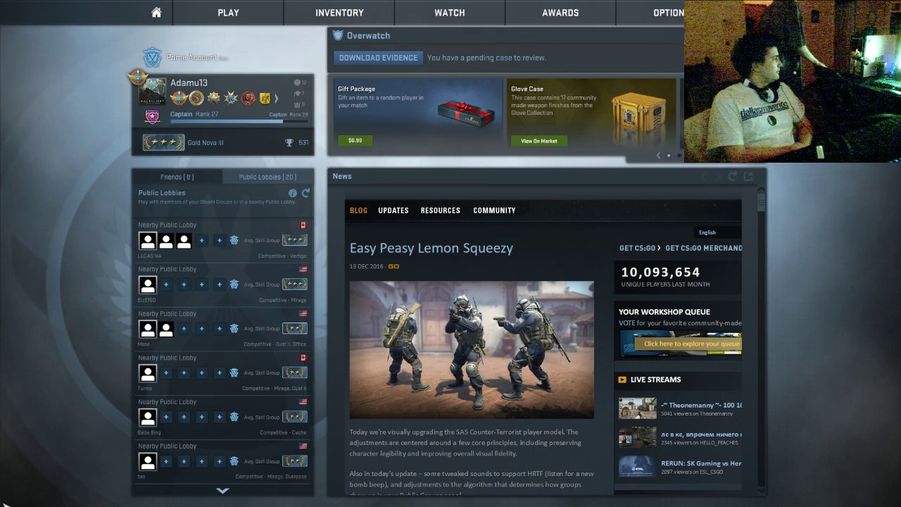 Counter strike Global Offensive/ Cod World at War