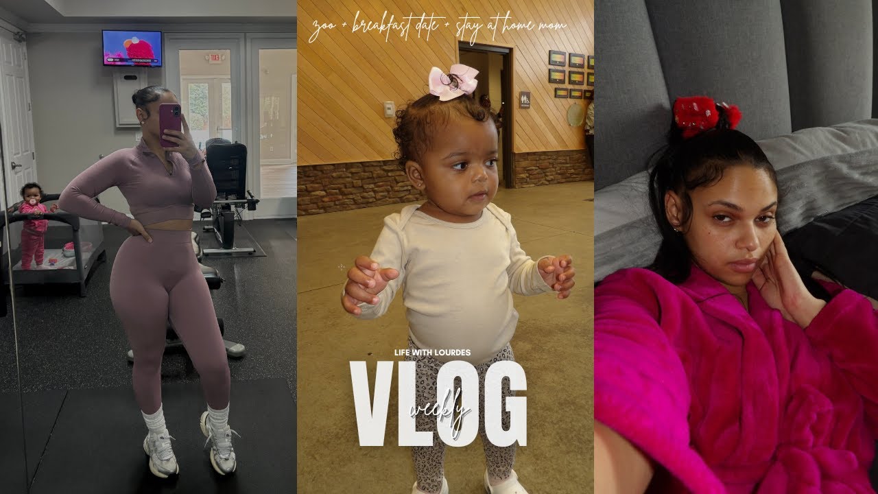 WEEKLY VLOG: Zoo + Breakfast Date + Couple Workout + Stay At Home Mom