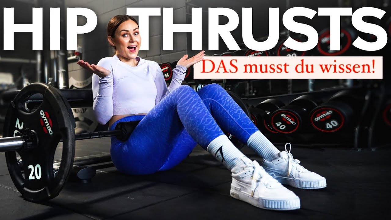 Ultimatives HIP THRUSTS Tutorial🔥 DAS musst du wissen! Die BESTE Übung für den Po🍑💪🏼