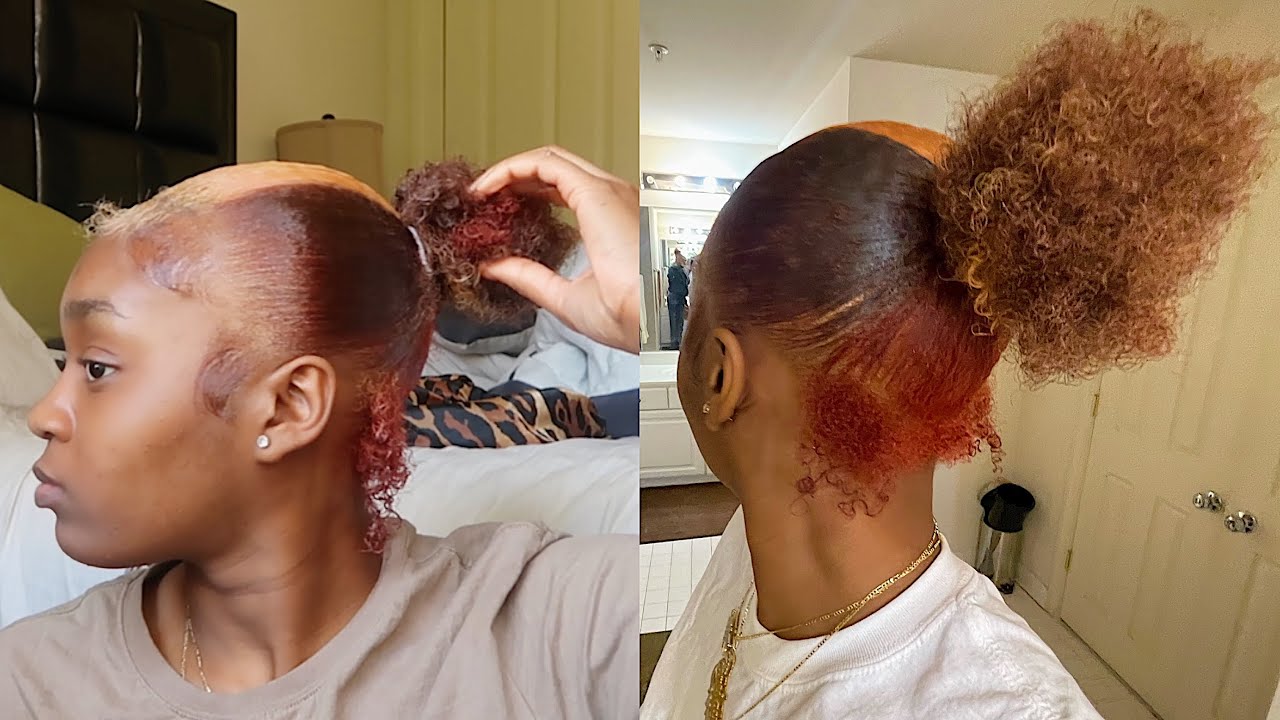 no part slick back tutorial 👱🏾‍♀️👩🏾‍🦰