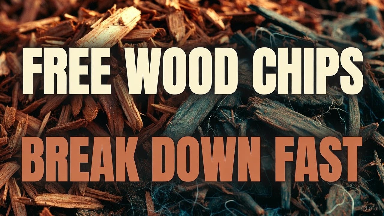 The Forgotten Farmer&rsquo;s Secret  Source FREE Wood Chips & Break Them Down FAST!