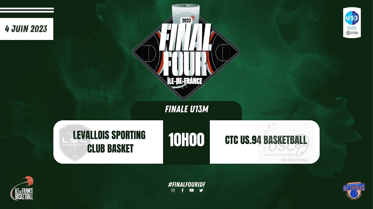 Finales Régionale Île-de-France U13M : Levallois Sporting Club 🆚 CTC US 94