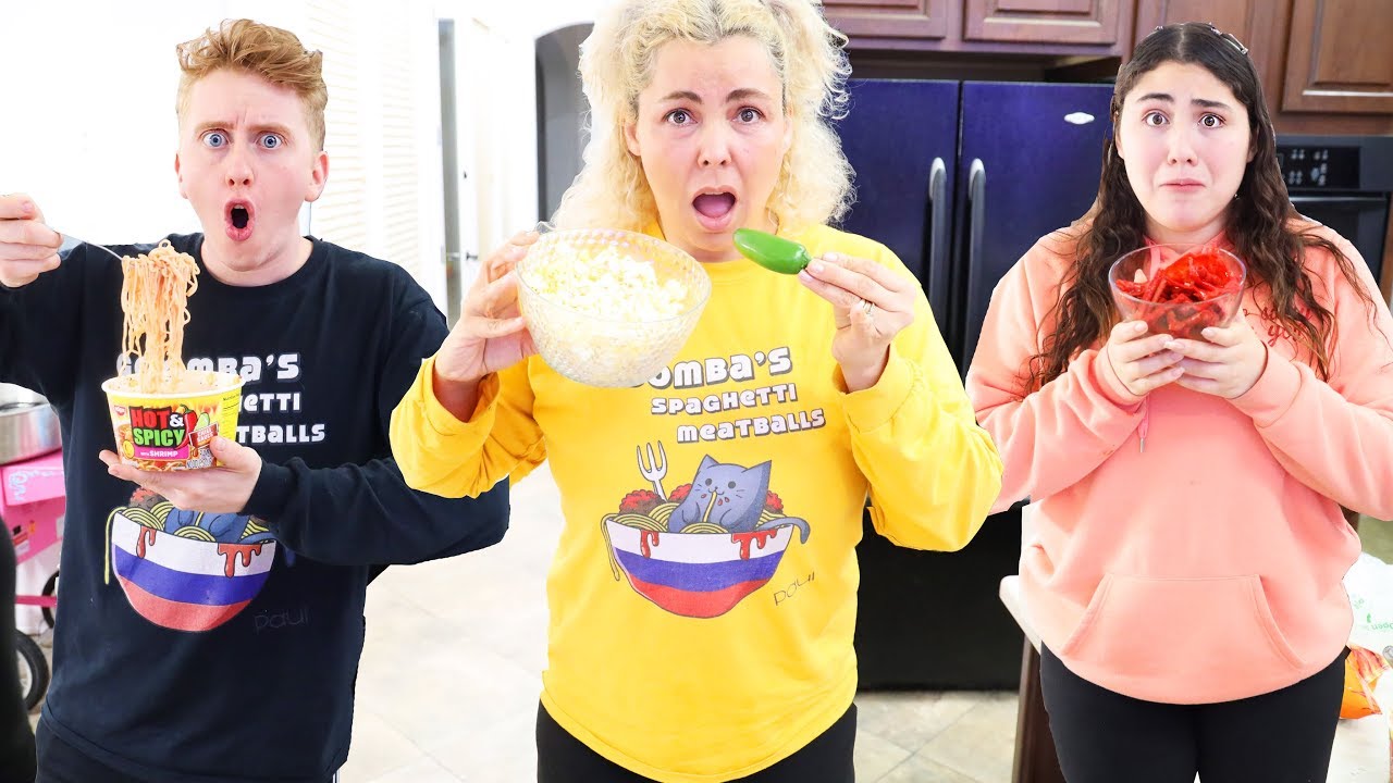 Last One to Eat SPICY Food Wins $10,000 CHALLENGE!