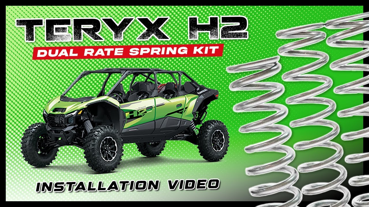 Kawasaki Teryx H2 | Комплект двухсекционных пружин | Видео по установке