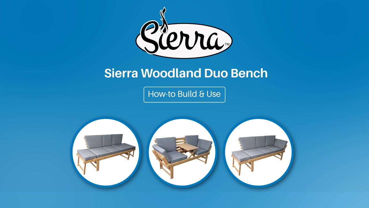 How-To Build | Sierra Woodland Duo Bench