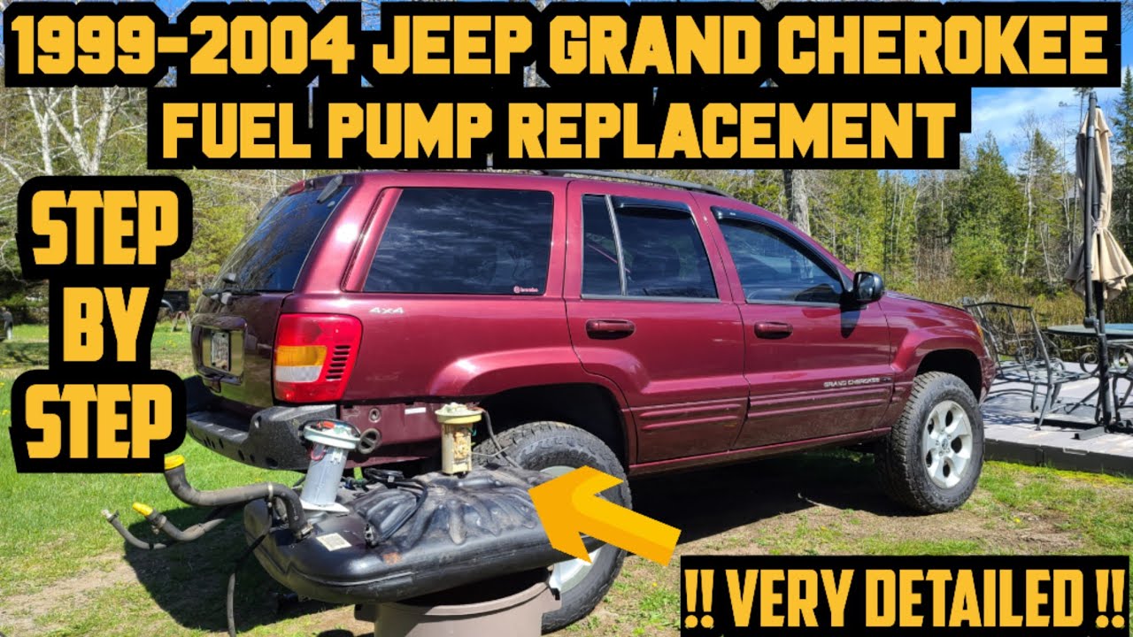 HOW TO REPLACE FUEL PUMP ASSEMBLY ON A 1999 2000 2001 2002 2003 2004 JEEP GRAND CHEROKEE 4.0 & 4.7