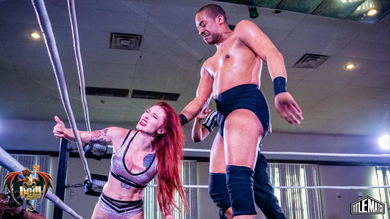 Дариус Картер против Келси Рейган — BCW Intergender Wrestling [ПОЛНЫЙ МАТЧ]