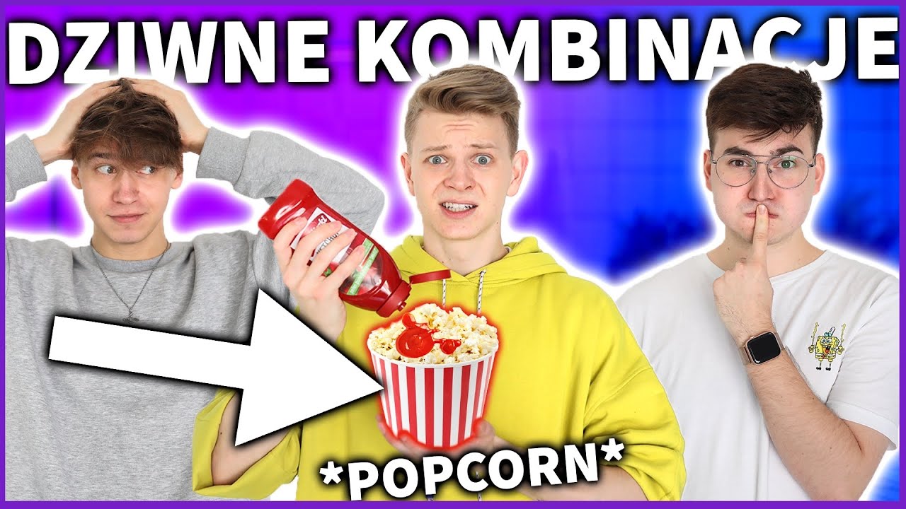 TESTUJEMY NAJDZIWNIEJSZE KOMBINACJE JEDZENIA!😱 | Dominik Rupiński