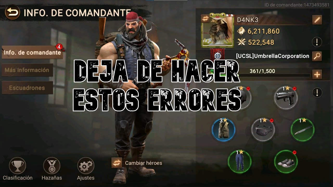 Los errores mas comunes que todos hemos cometido DoomsDay Last Survivor Español