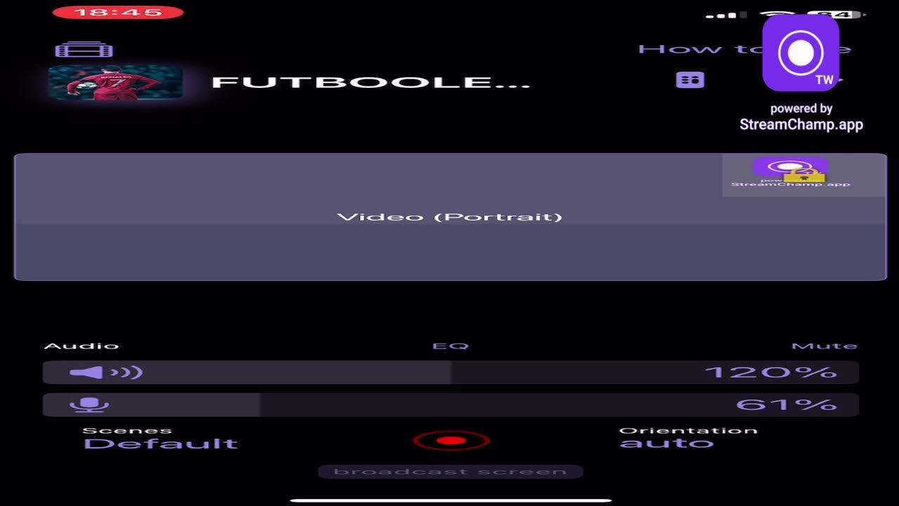 Broadcast powered by StreamChamp