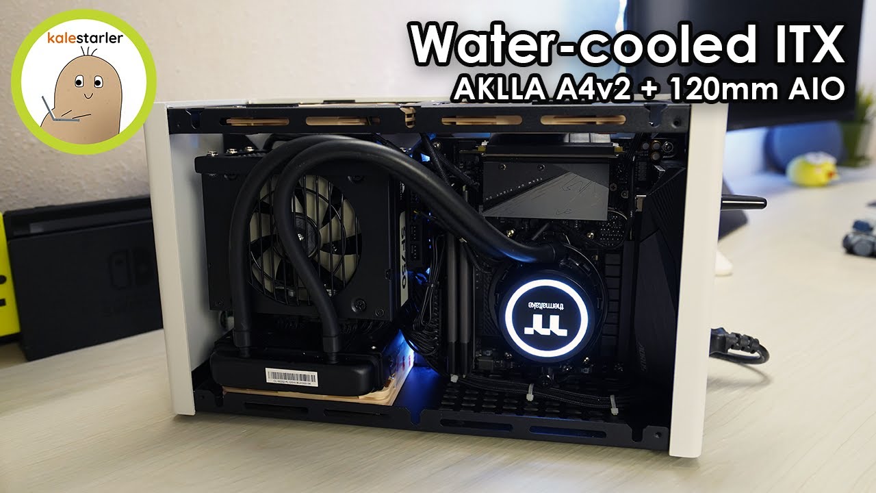A 120mm AIO fits in the AKLLA A4v2 ITX Case! But is it worth it?
