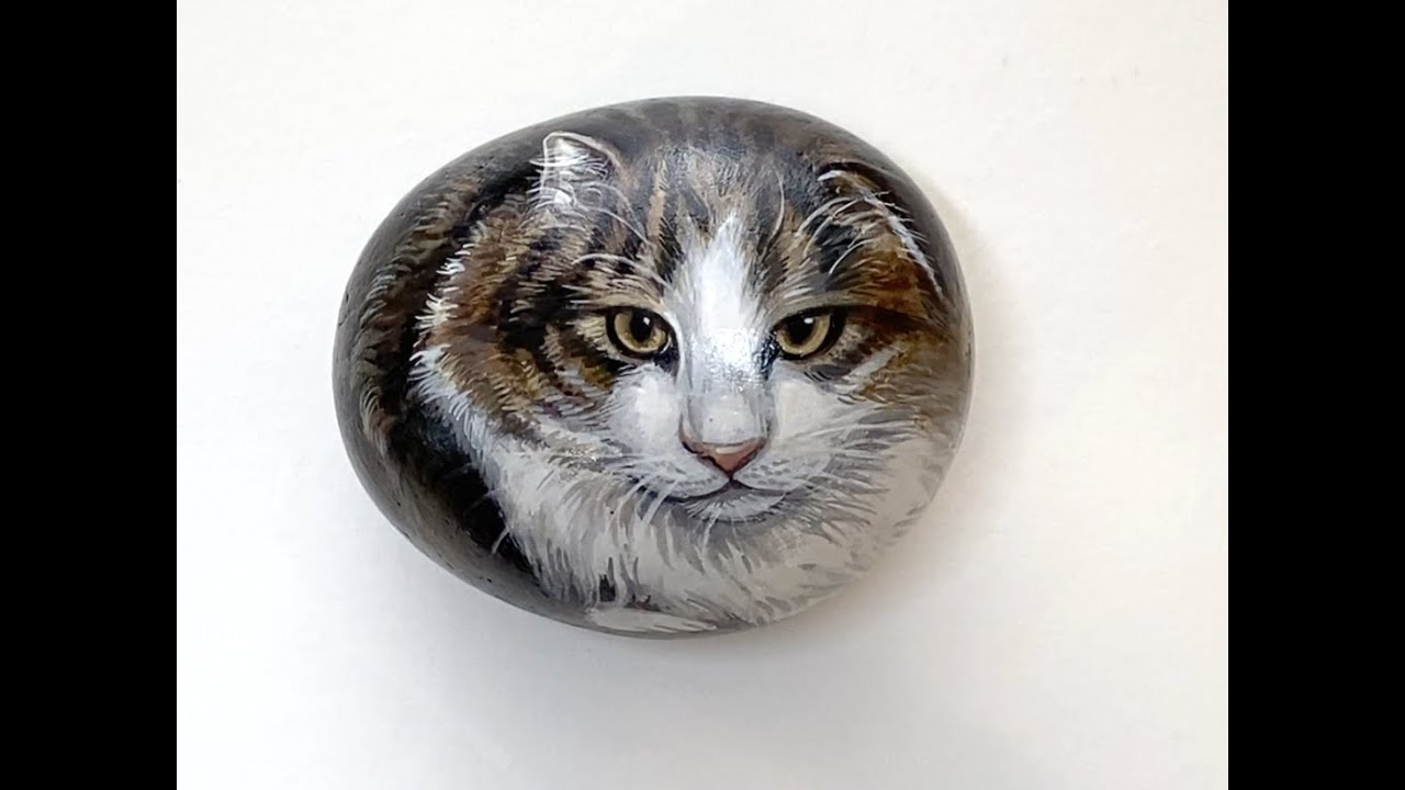 How to paint a Cat Rock