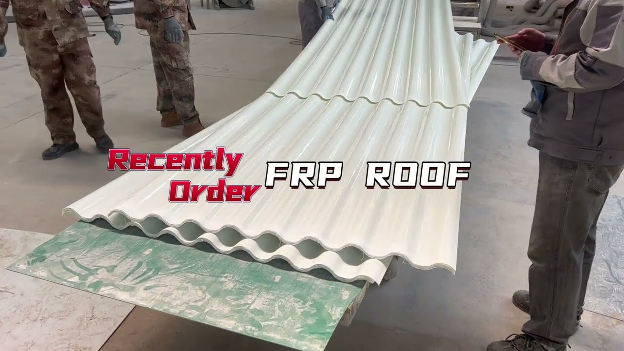 white color fiberglass roof sheet