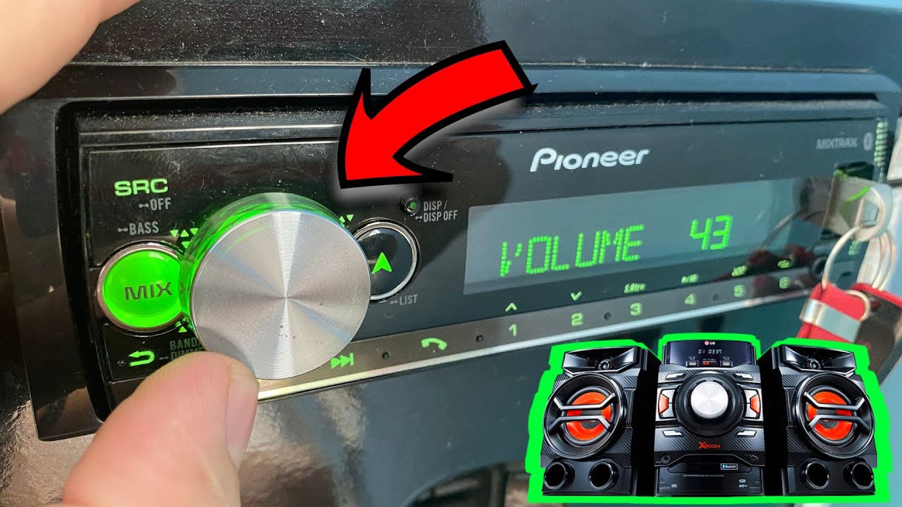 COMO CONSERTAR O BOTÃO DE VOLUME DO RÁDIO DE CASA OU DO CARRO #sony #pioneer