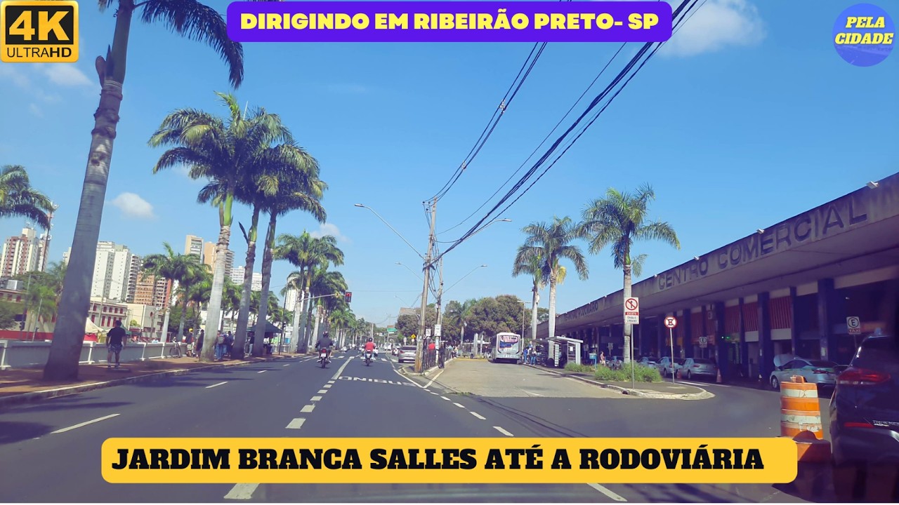 Ribeirão  Preto - SP - Dirigindo do Jardim Branca Salles até a rodoviária - 09/8/25 -【4K】