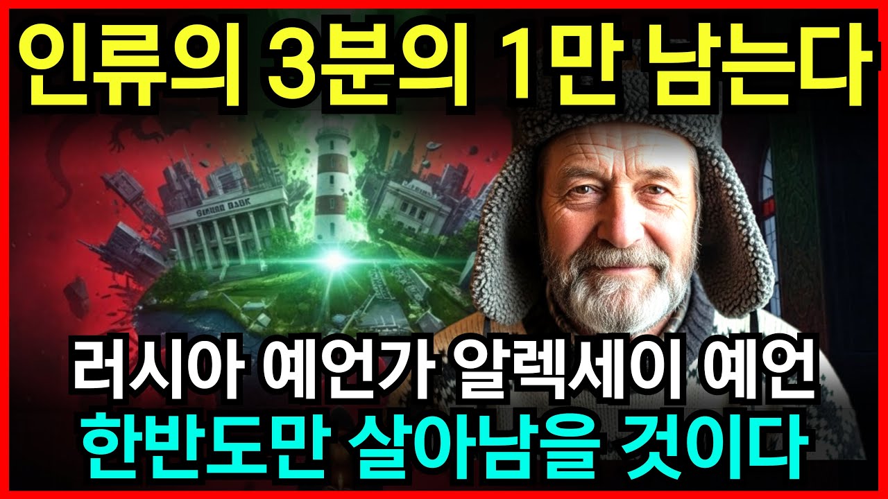 오직 한반도만 살아남는다, 러시아 예언가 알렉세이의 미래 예언 l 국운 l 계시 l 미스테리