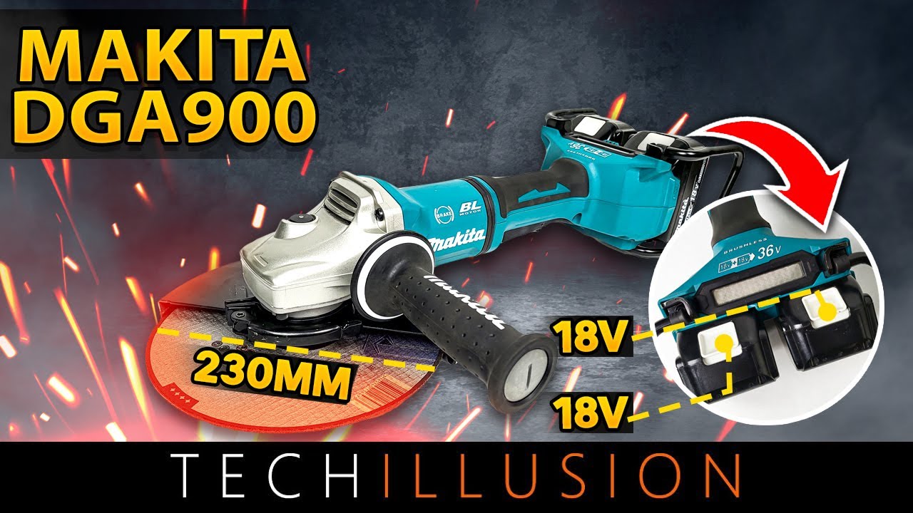 🔥DER MEGA 36V WINKELSCHLEIFER!😱 - MAKITA 230mm Akku Winkelschleifer DGA900Z - Review & Test