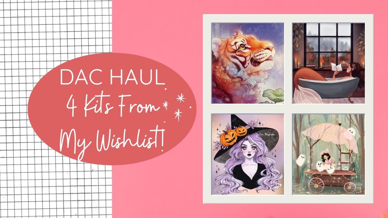 Diamond Art Club New Year Haul || Four Kits Off of My Wishlist! || Rita Konya, Puffygator, and More!