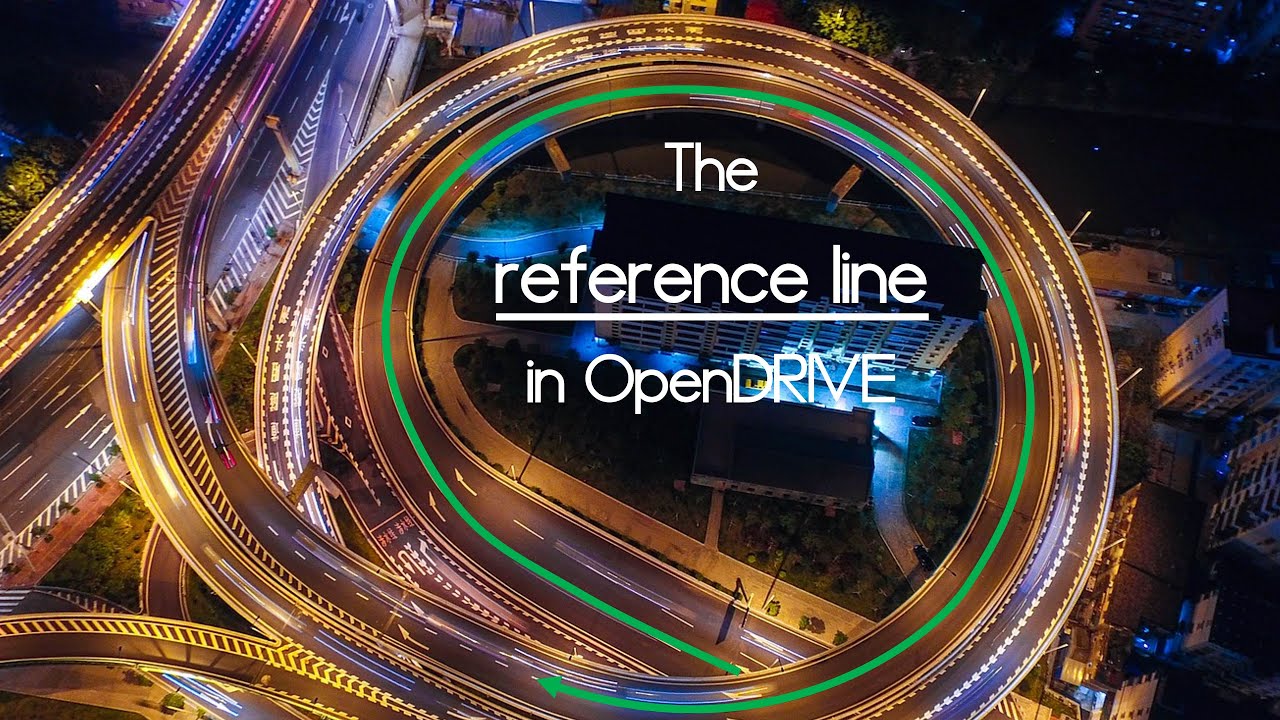 OpenDRIVE Reference Line - road networks for simulation