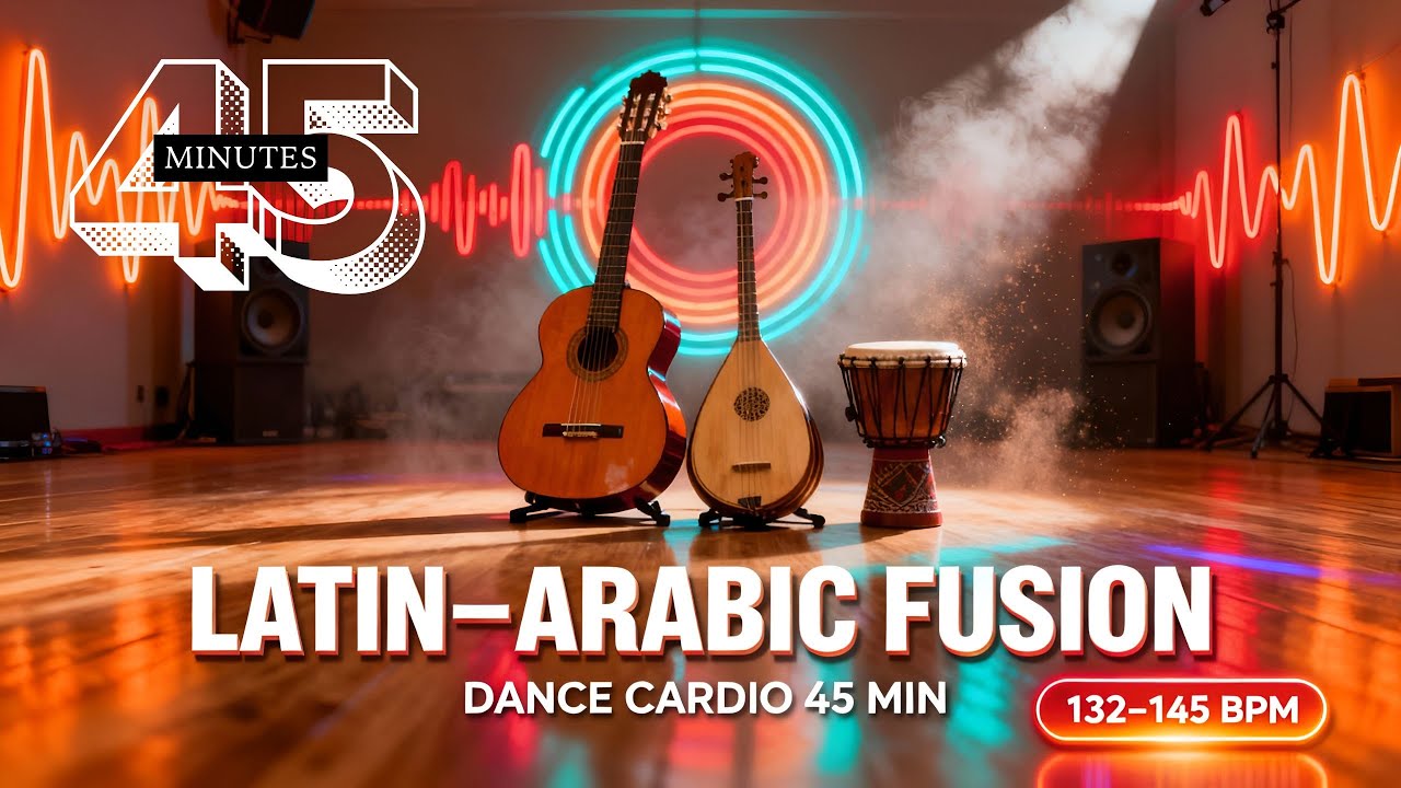 Latin–Arabic Fusion Music | Dance Cardio Workout | 45 Min Nonstop Music (132–145 BPM) #zumba #music
