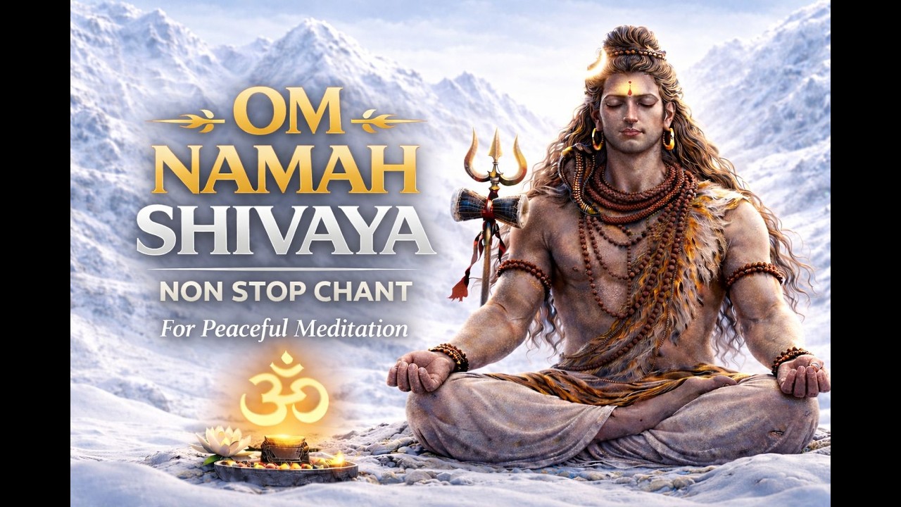 108 Om Namah Shivaya Non Stop | Powerful Shiv Mantra Chant for Peace