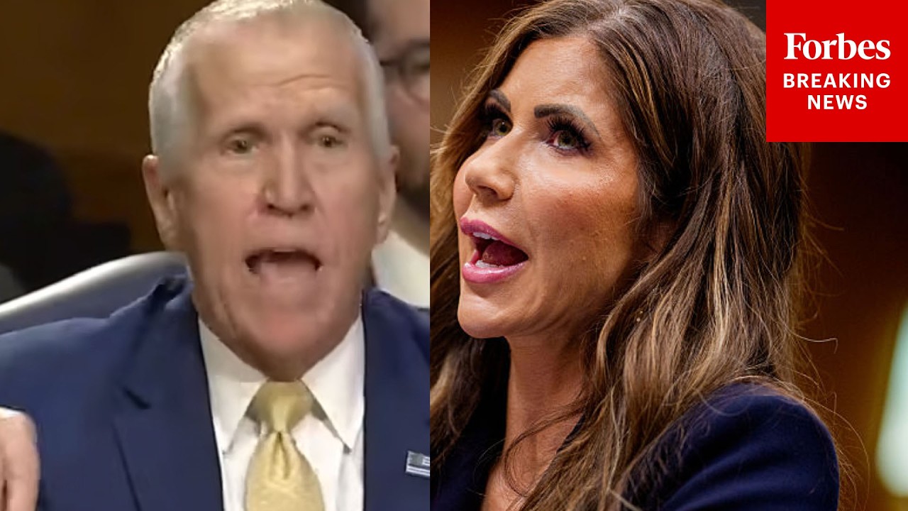 Watch The Moment Applause Breaks Out When Thom Tillis Tells Noem He's Called For Her Resignation
