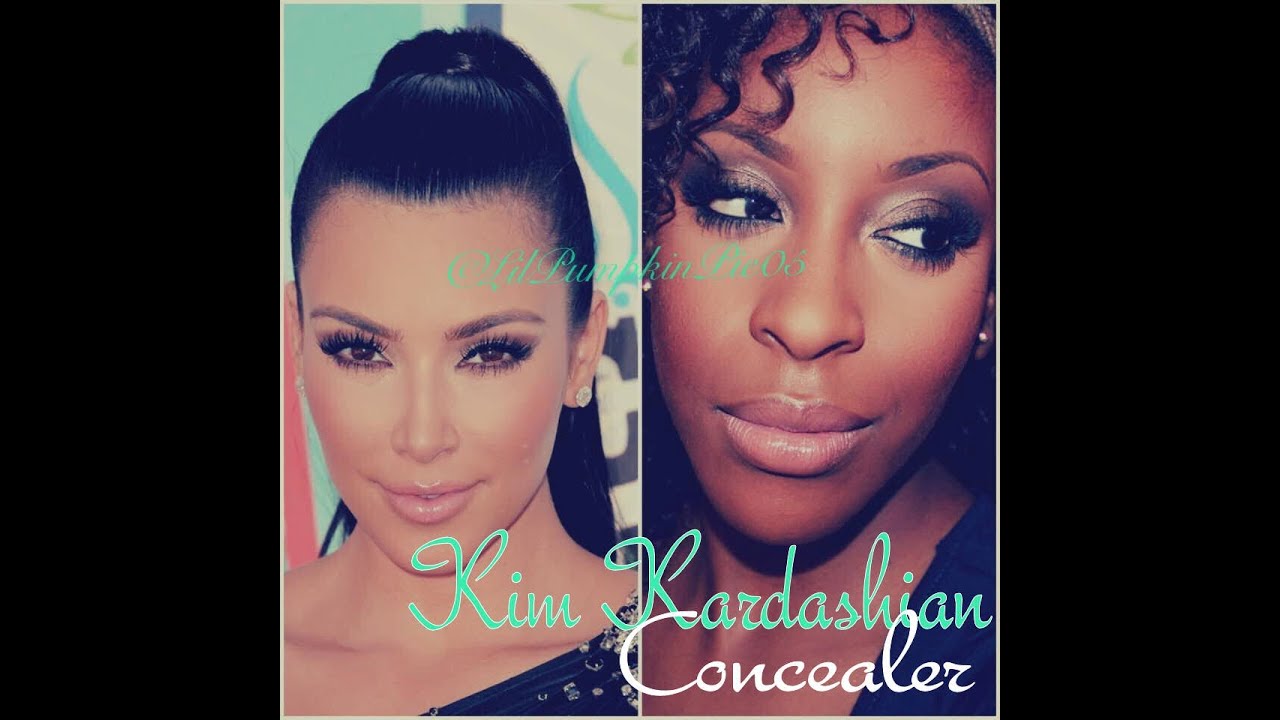 Kim Kardashian Concealer/Highlight Tutorial