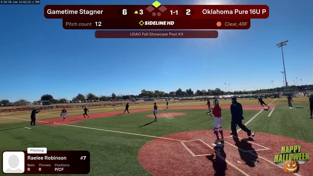 Oklahoma Pure 16U P vs. Gametime Stagner (2025.11.02)