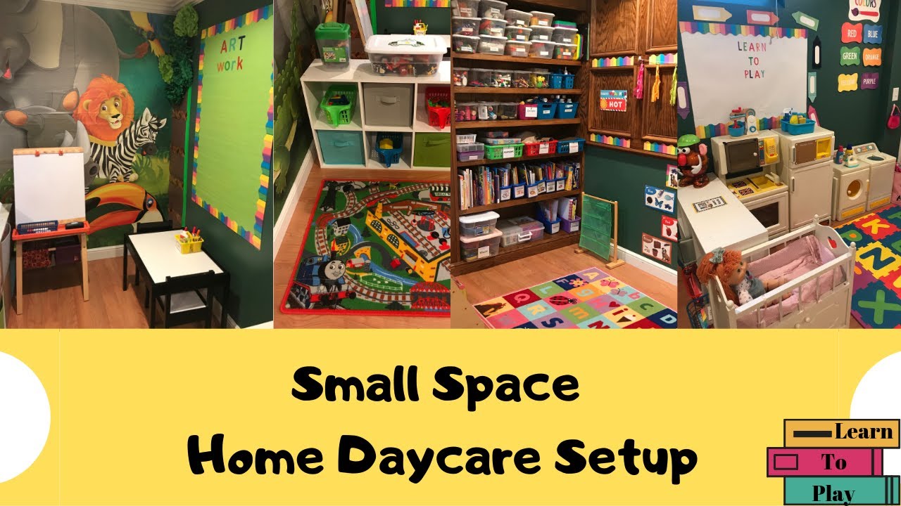Small Space Home Daycare Set Up