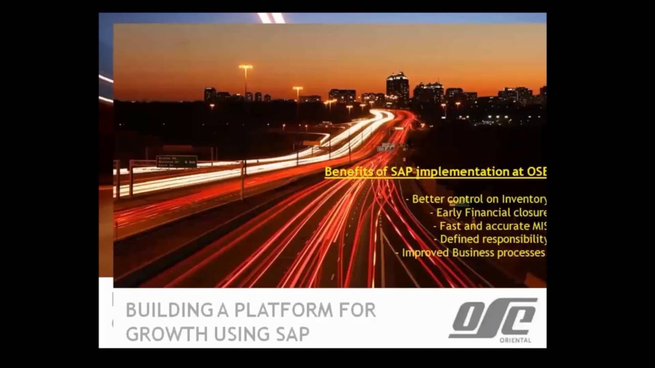 Highbar SAP Webinar OSE Part3: SAP Implementation Experience Oriental Structural Engineers