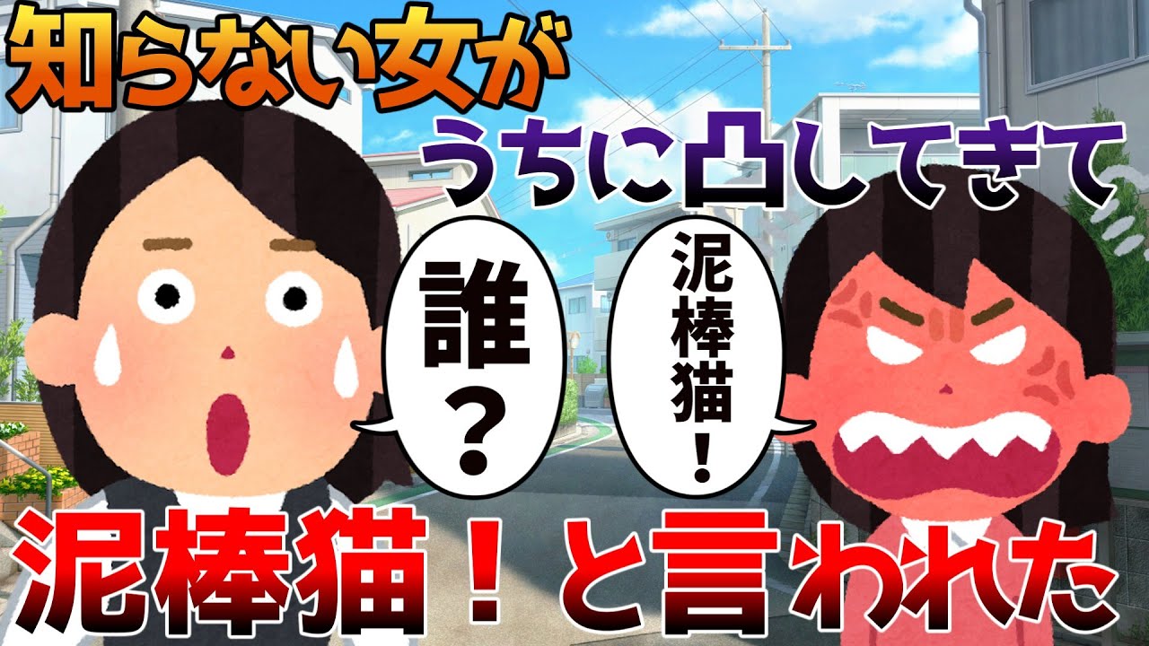 【2ch修羅場】知らない女がうちに凸してきて泥棒猫！と言われた【ゆっくり】