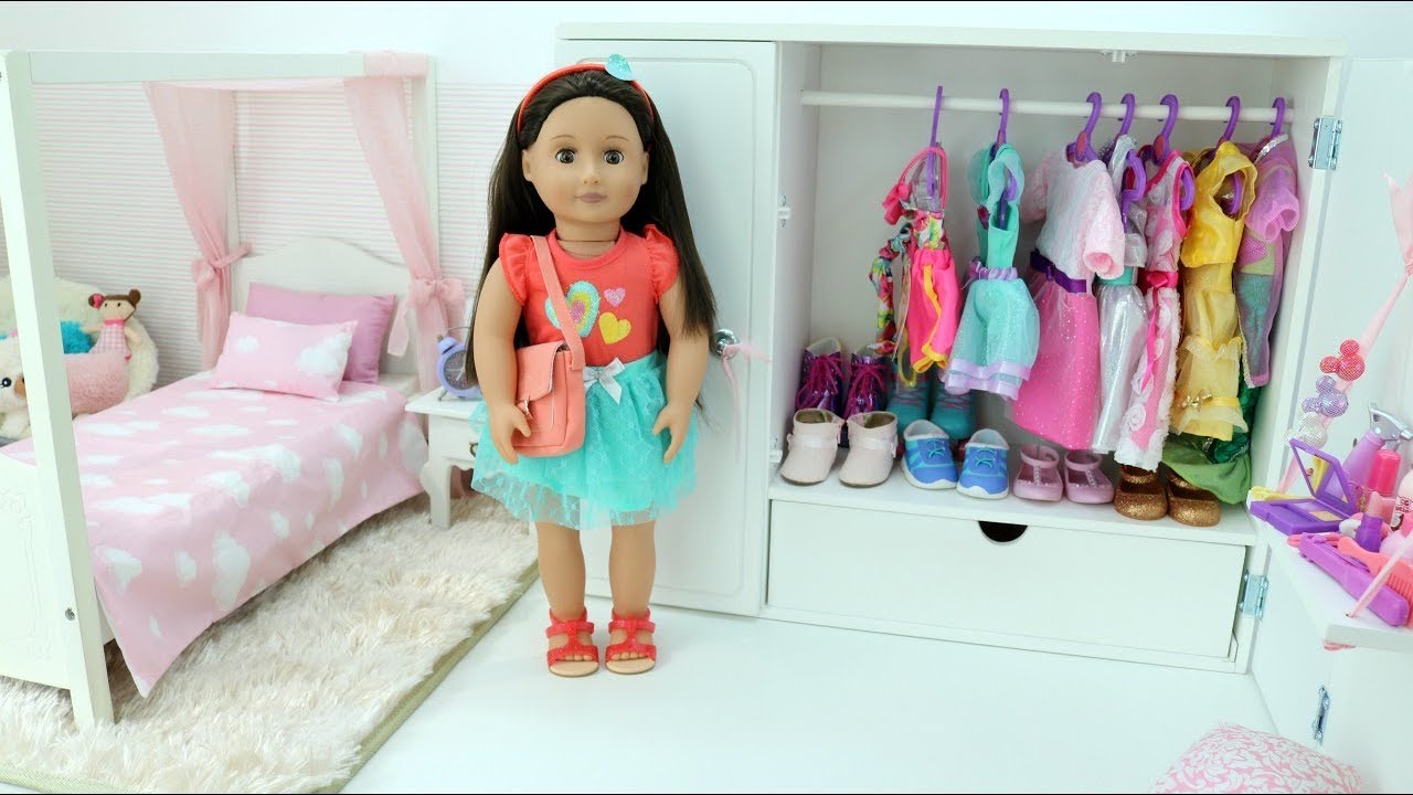 DECORAÇÃO DO QUARTO DE BONECA OUR GENERATION