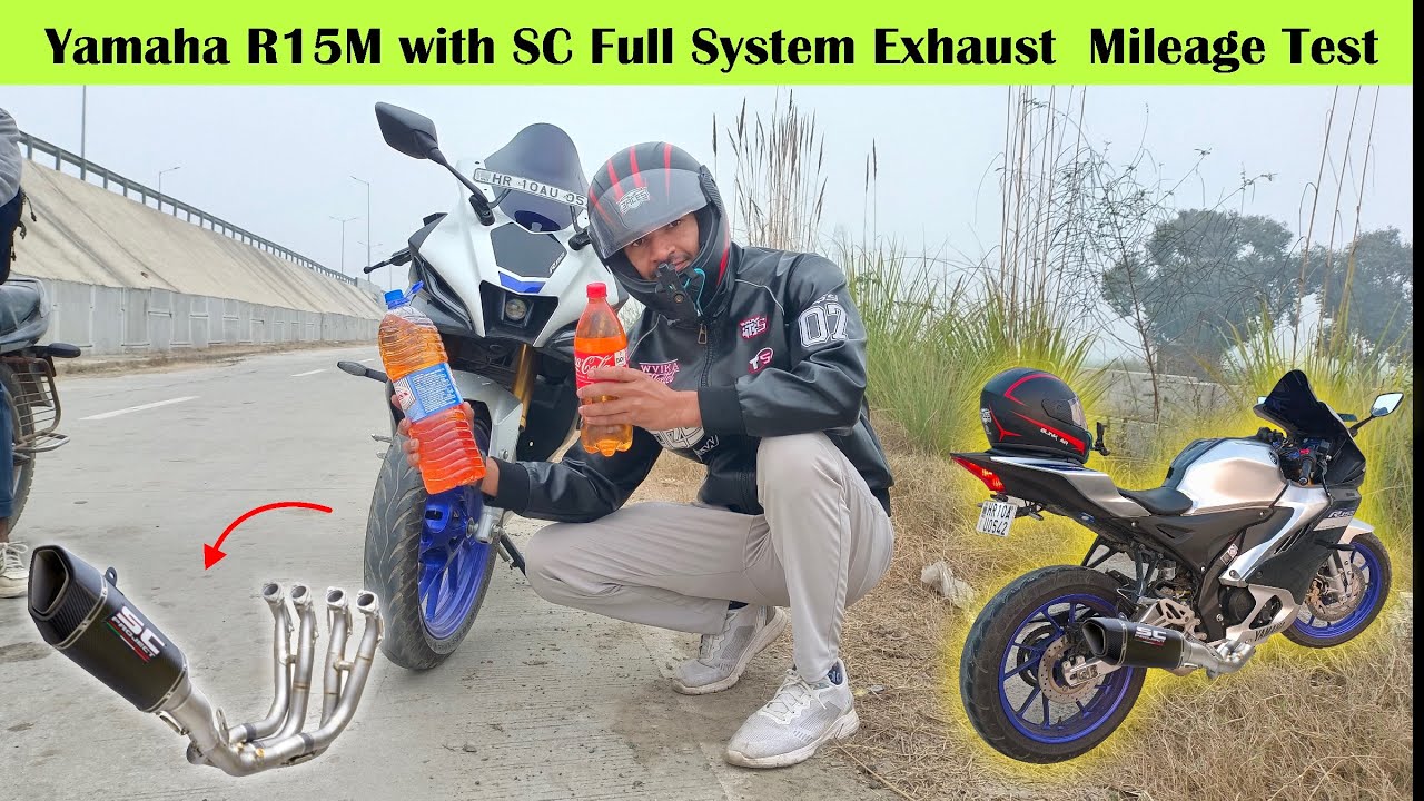 R15M Mileage Reality After Exhaust 😮 | Kitna Deti Hai Yamaha R15M? | Full Mileage Test 