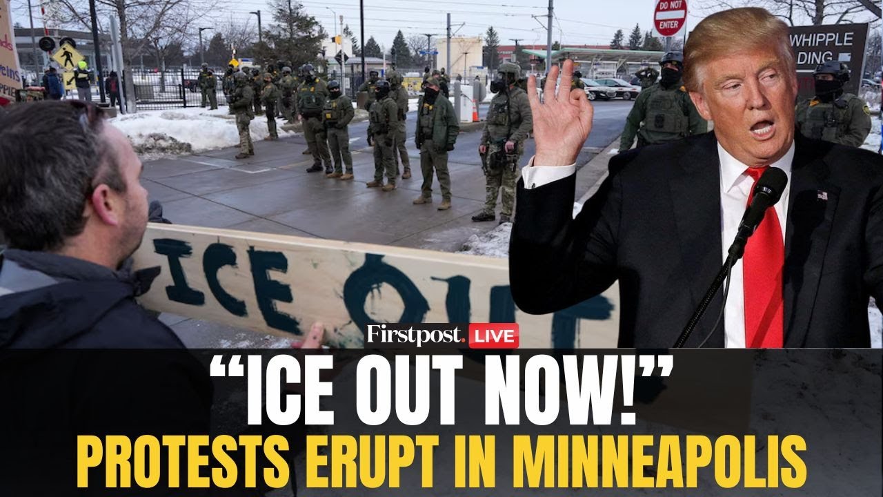 TIESIOGIAI: Mineapolyje vyksta masiniai protestai prie&scaron; ICE, Trumpui pradedant didžiausią imigracijos susidorojimą