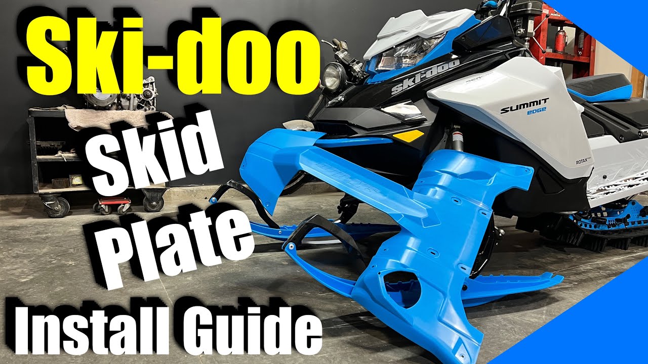 How to Install A Skid Plate 2022 SUMMIT EDGE 850 !!! / Step-by-step guide