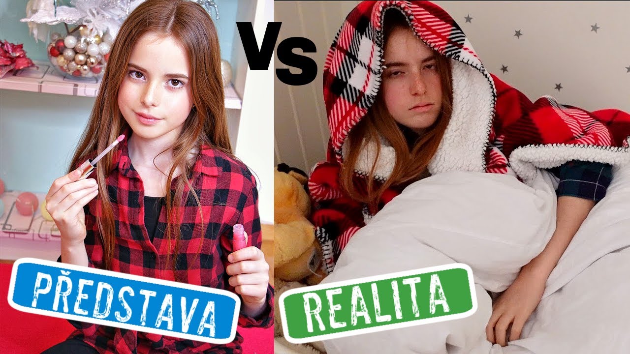 PŘEDSTAVA vs REALITA ranní rutina puberťáka