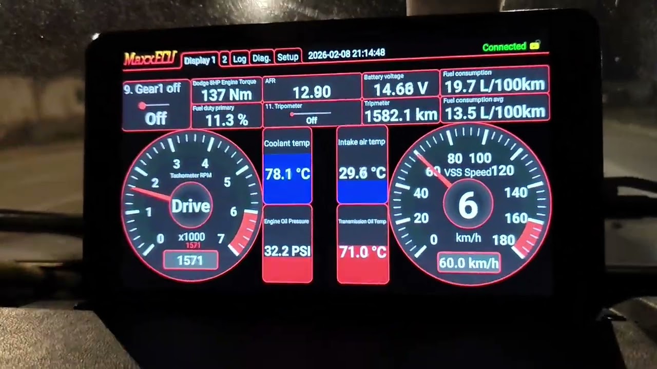Maxxecu 8HP cruising at low throttle