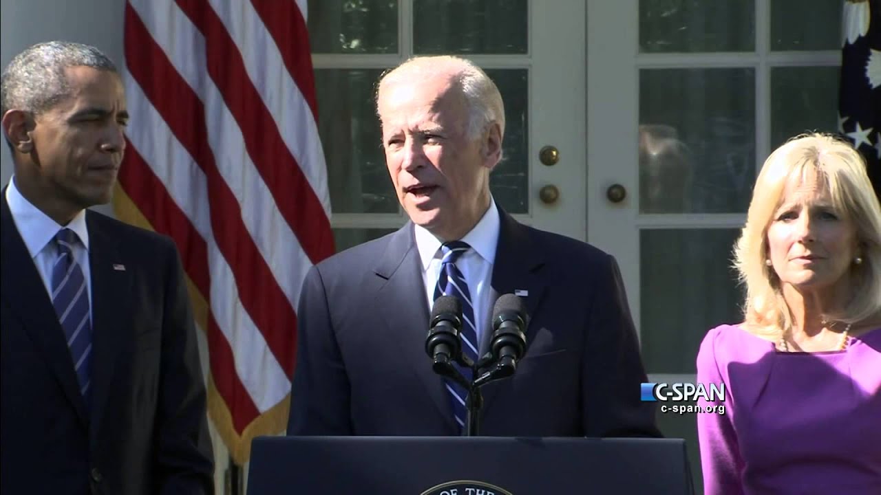 Vice President Biden announces he will not run for President (C-SPAN)