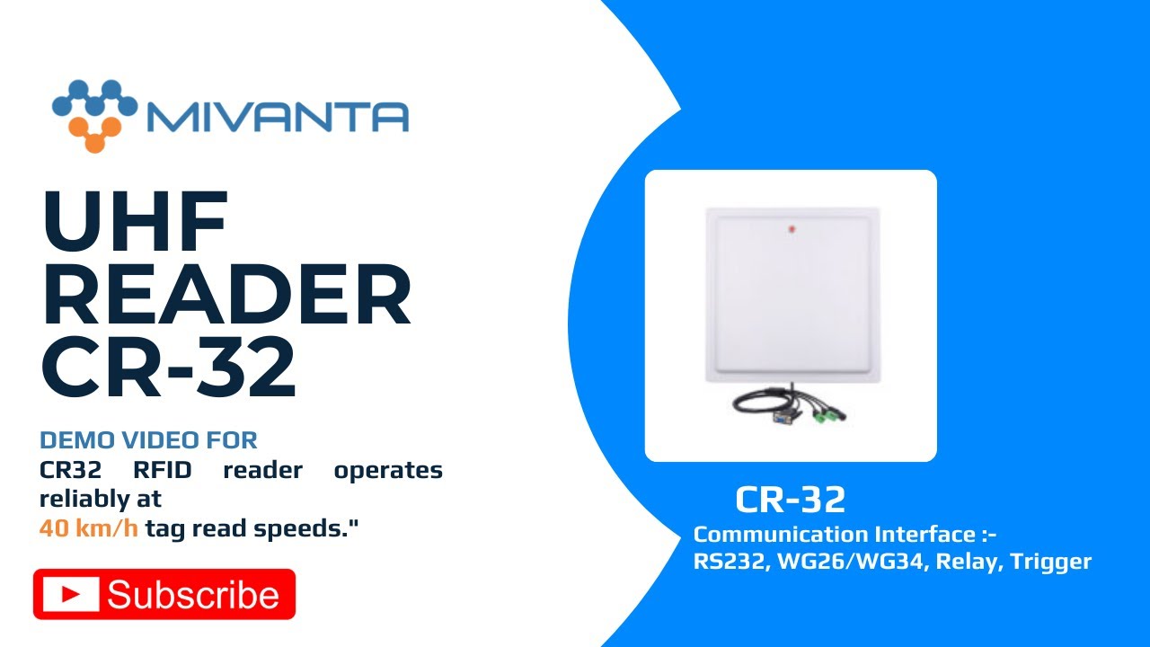 MORX RFG CR-32 Integrated UHF Reader | High-Speed Tag Reading | Password Mode Function |