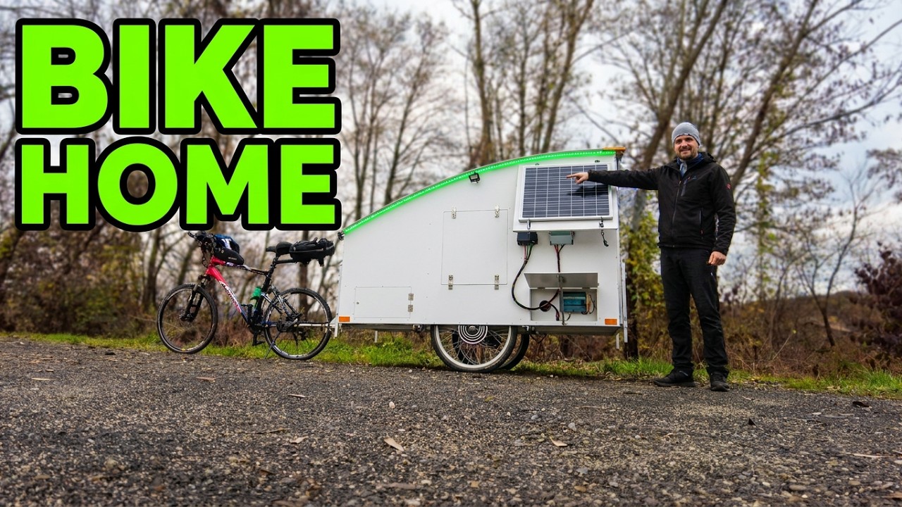 DIY bicycle caravan the homemade bike camper.. Thoor Turbo