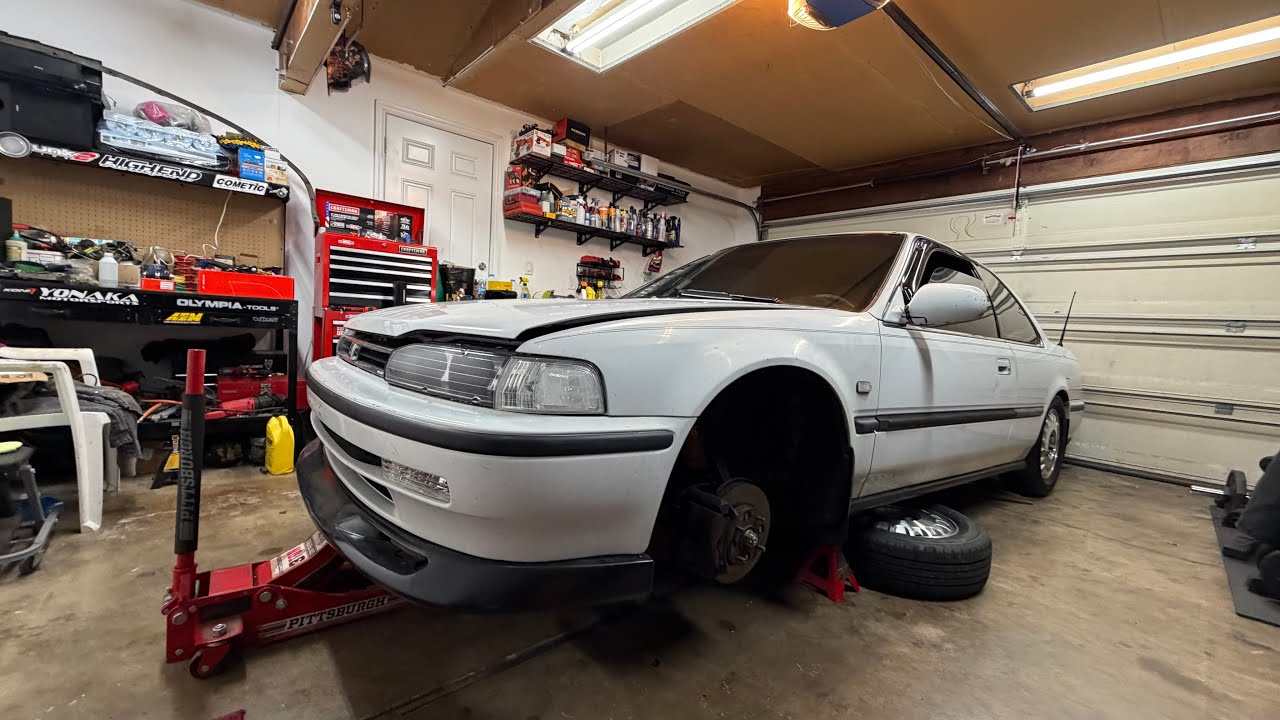 DIY Upper Control Arms/Sway Bar End Link Bushings On My Honda Accord CB7 - 1990-1993