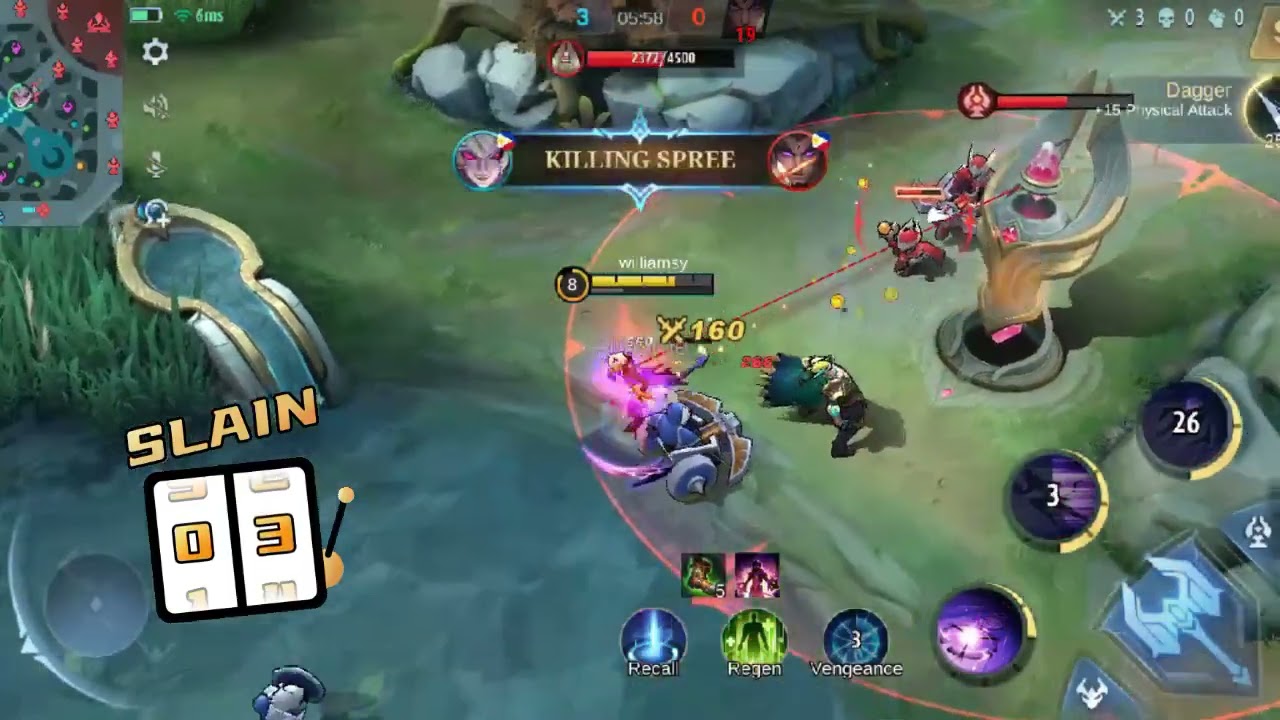 Yu zhong Vs Dyrroth A.i Lang Daw Ako Sabi Ng Galing Mythic 2 Haha ..